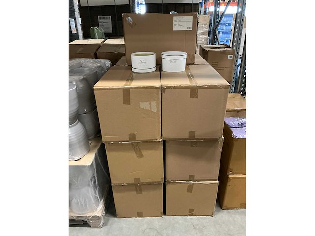 Partij hat box d18xh12cm for green watertray/insert (234x) - afbeelding 2 van  2