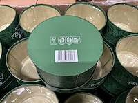 Partij hat box fathersday cardboard ø14xh10cm green (180x) - afbeelding 5 van  7