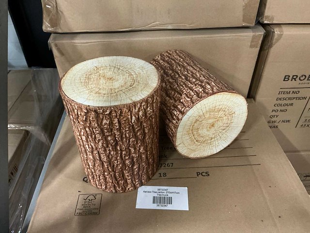 Partij hat box tree carton ø13xh17cm (612x) - afbeelding 2 van  5