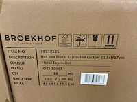 Partij hat boxes floral explosion carton ø13xh17cm (648x) - afbeelding 5 van  5