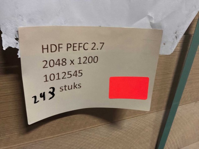 Partij hdf deurplaat - afbeelding 6 van  7