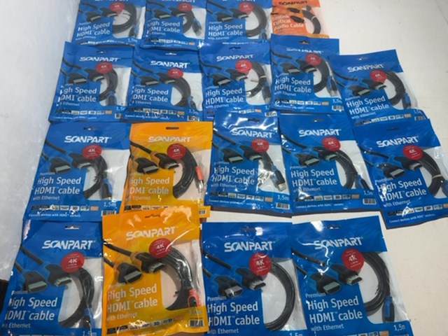 Partij hdmi en optische kabels - 18 stuks scanpart - afbeelding 3 van  3