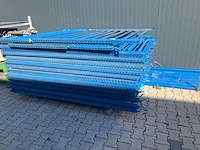 Partij hekwerk, blauw