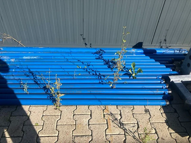 Partij hekwerk, blauw - afbeelding 3 van  8