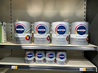 Partij histor perfect finish muurverf 5l&1l (8x) - afbeelding 1 van  2