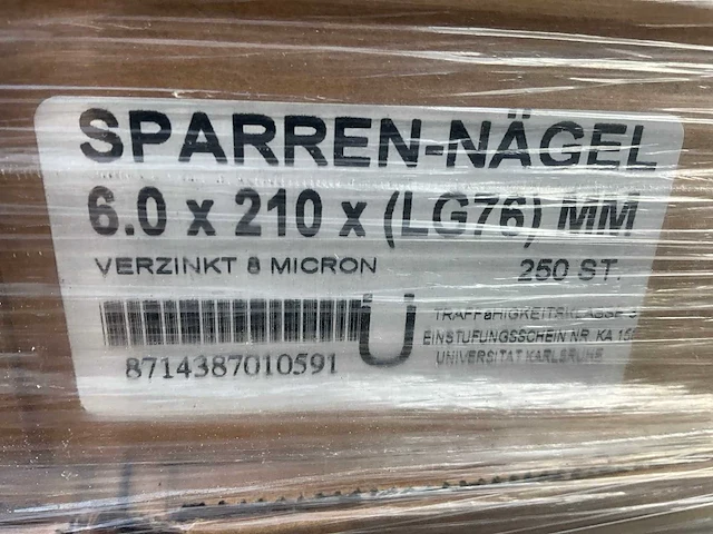 Partij hitmetal sparren-nagel spijkers - afbeelding 4 van  4