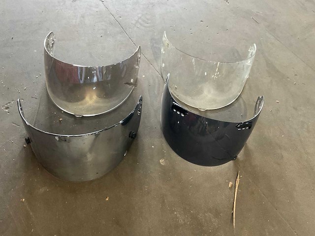 Partij hjc, lazer, agv, nitro, helm glazen - afbeelding 14 van  15