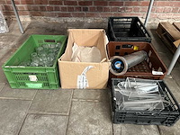 Partij horeca diversen w.o. glaswerk - afbeelding 1 van  4