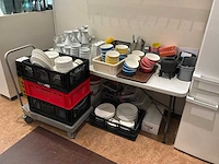 Partij horeca servies