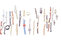 Partij horloges o.a. tissot, schöpflin - afbeelding 1 van  3