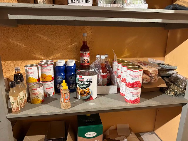 Partij houdbare ingrediënten - afbeelding 1 van  4