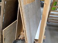 Partij hout- en plaatmateriaal op 3x bok - afbeelding 10 van  10