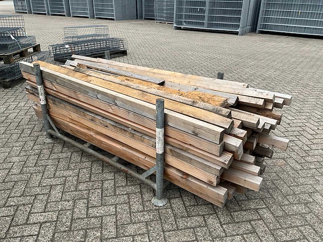 Partij hout balken - afbeelding 3 van  4