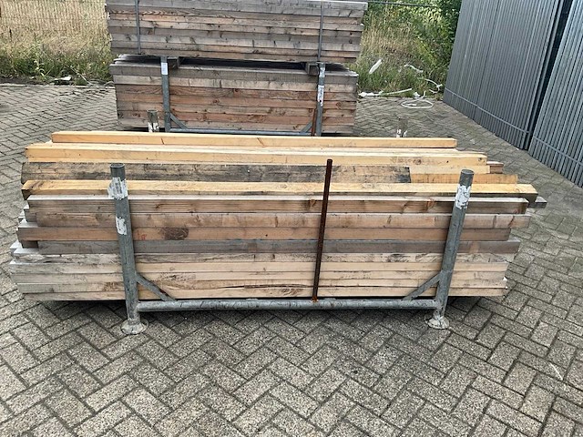Partij hout balken - afbeelding 2 van  4