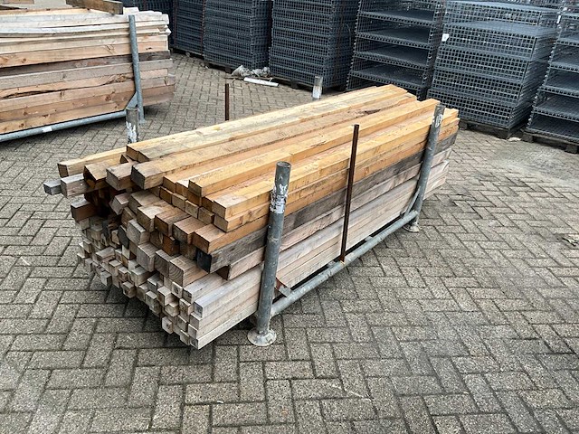 Partij hout balken - afbeelding 4 van  4