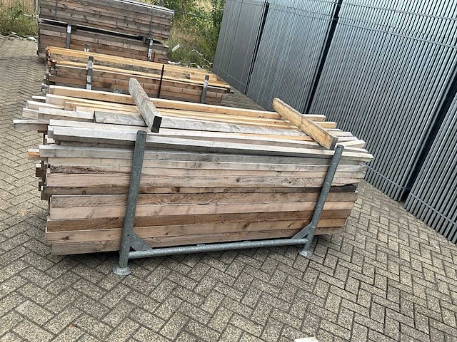 Partij hout balken - afbeelding 2 van  4