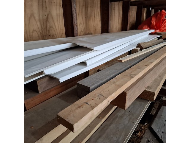 Partij hout en plaatmateriaal - afbeelding 12 van  14