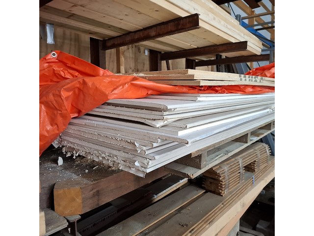 Partij hout en plaatmateriaal - afbeelding 14 van  14