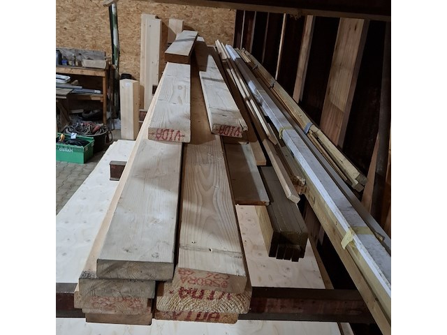 Partij hout en plaatmateriaal - afbeelding 6 van  9