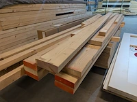 Partij hout plaatmateriaal en balken | beursstand - afbeelding 10 van  14