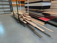 Partij hout plaatmateriaal en balken - afbeelding 4 van  8