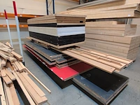 Partij hout plaatmateriaal en balken - afbeelding 5 van  8