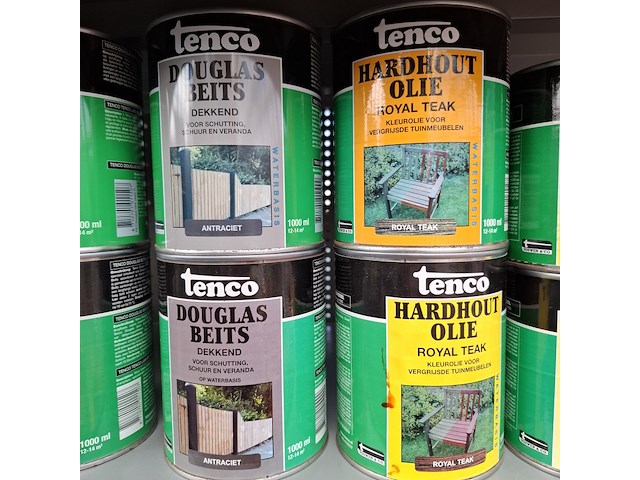 Partij houtbeschermingsmiddelen o.a. tenco - afbeelding 49 van  50