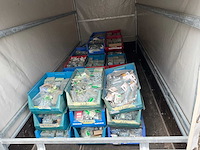 Partij houtbouten, moeren.