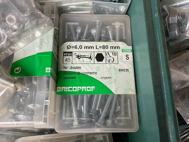 Partij houtbouten, moeren. - afbeelding 10 van  10