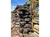 Partij houten balken 16x20cm (80x) - afbeelding 7 van  8
