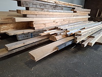 Partij houten balken en planken - afbeelding 4 van  18