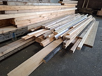 Partij houten balken en planken - afbeelding 5 van  18