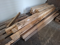 Partij houten balken en planken - afbeelding 9 van  18