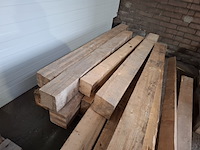 Partij houten balken en planken - afbeelding 10 van  18