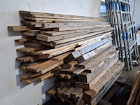 Partij houten balken en planken - afbeelding 3 van  14