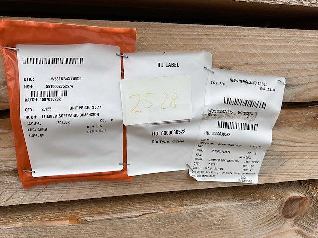 Partij houten balken - afbeelding 4 van  6