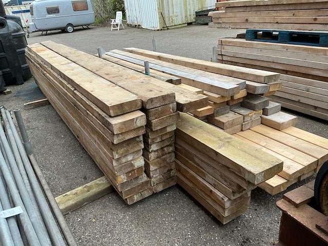 Partij houten balken - afbeelding 4 van  4