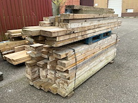 Partij houten balken - afbeelding 2 van  6