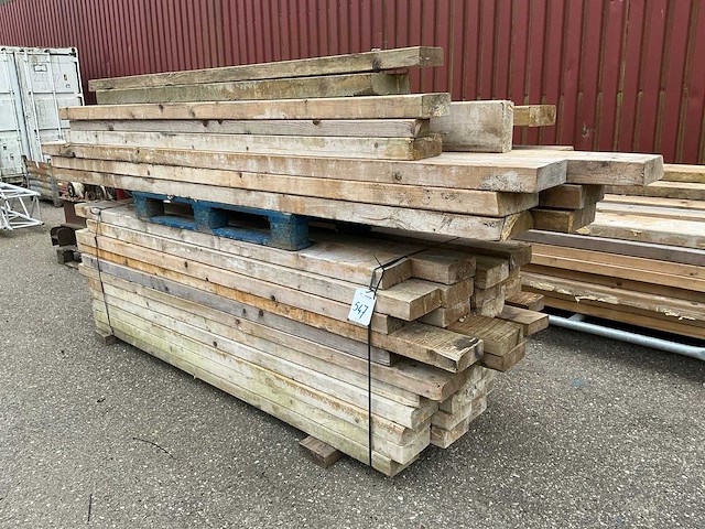 Partij houten balken - afbeelding 3 van  6