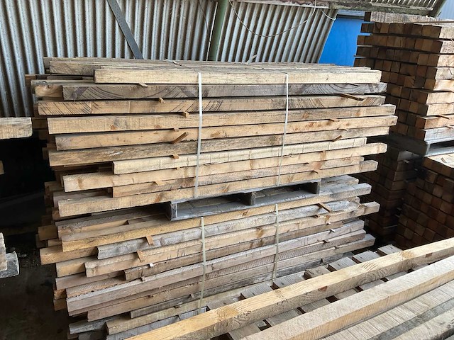 Partij houten balken - afbeelding 4 van  6