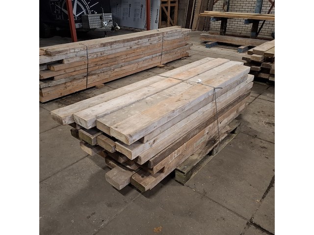 Partij houten balken - afbeelding 2 van  8