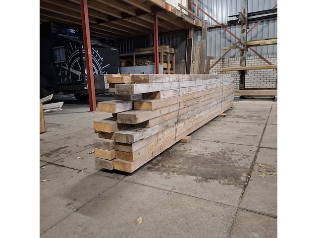 Partij houten balken - afbeelding 3 van  16