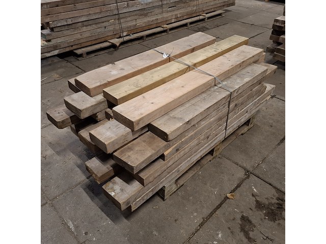 Partij houten balken - afbeelding 6 van  9