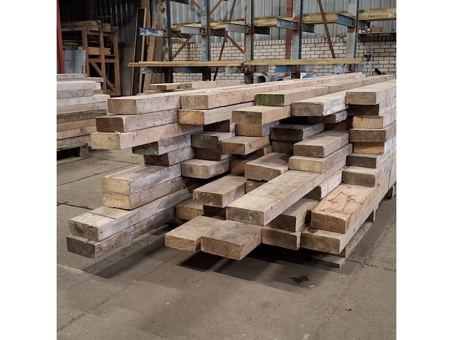 Partij houten balken - afbeelding 3 van  14