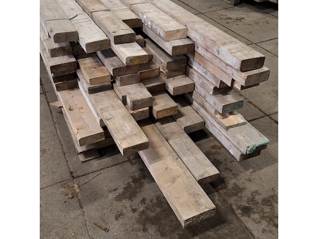 Partij houten balken - afbeelding 5 van  14