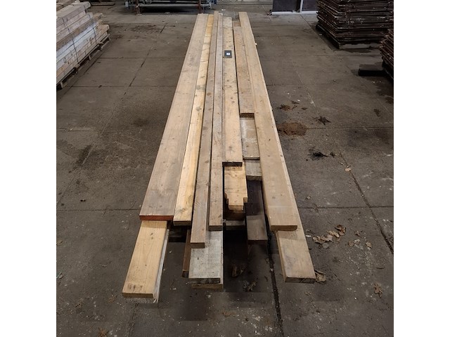 Partij houten balken - afbeelding 2 van  16