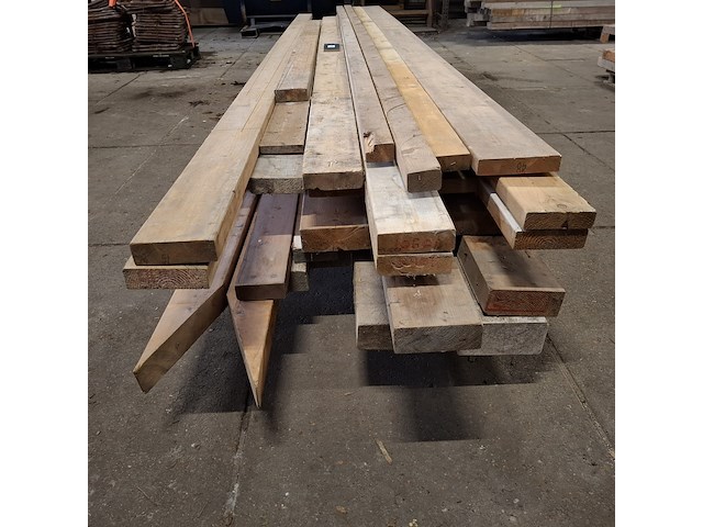 Partij houten balken - afbeelding 6 van  16