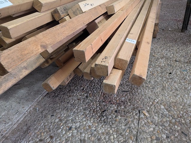 Partij houten balken - afbeelding 3 van  4