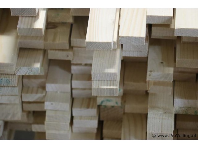 Partij houten balken/latten - afbeelding 2 van  16