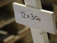 Partij houten balken/latten - afbeelding 3 van  16